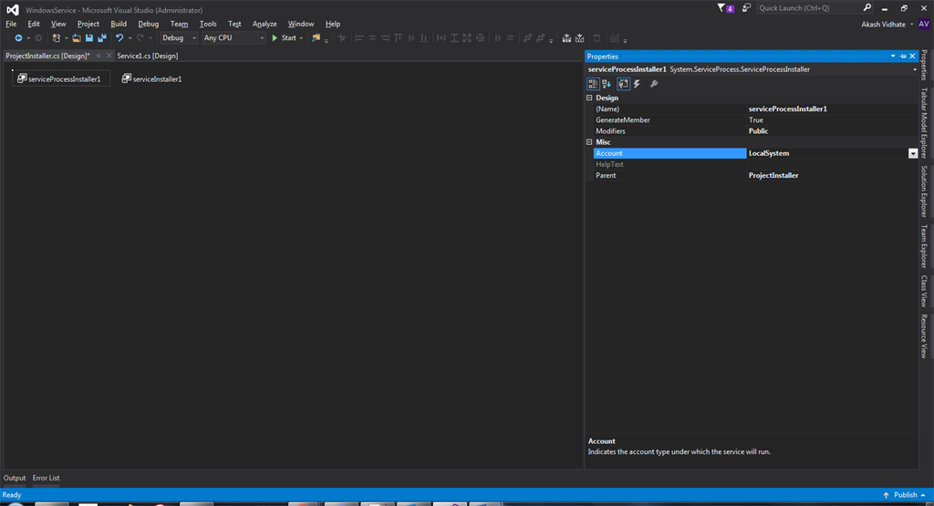 How to Create and Consume a WCF Windows Service